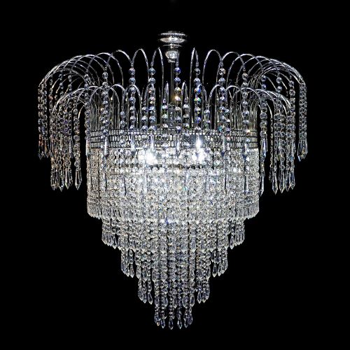 Люстра Агата №10 подвесная в Новосибирске Гусь Хрустальный