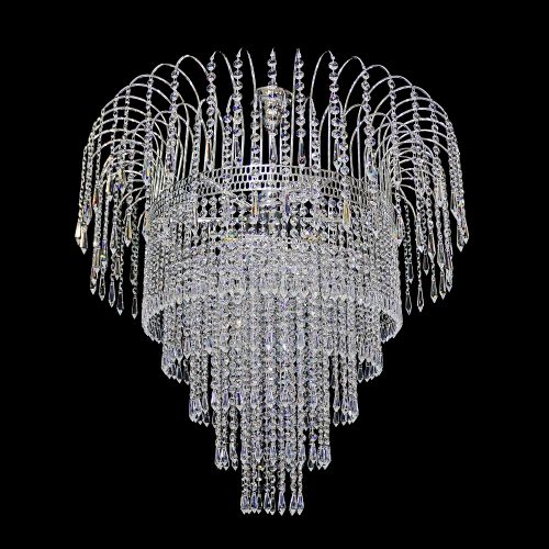 Люстра Агата №10 подвесная в Новосибирске Гусь Хрустальный