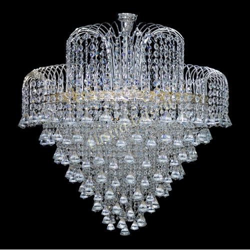 Люстра Агата №15 Конус в Новосибирске Гусь Хрустальный