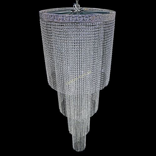 Люстра Александрия №5 Винтаж каскад в Новосибирске Гусь Хрустальный