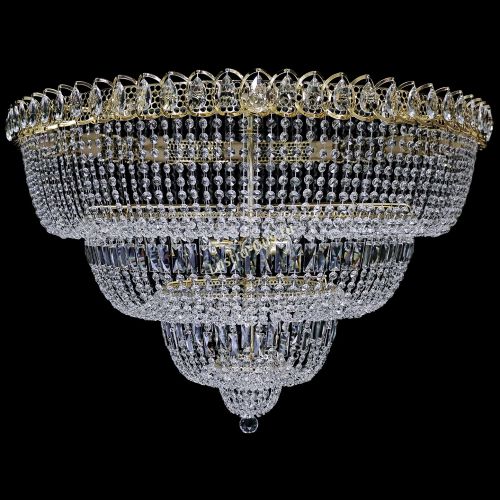 Люстра Хрустальный Каскад №17 3 яруса в Новосибирске Гусь Хрустальный