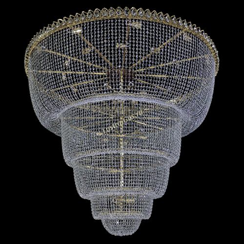 Люстра Хрустальный Каскад №48 5 ярусов в Новосибирске Гусь Хрустальный