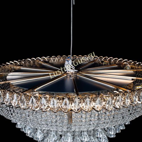 Люстра Кольцо Пирамида Конус 1000 мм в Новосибирске Гусь Хрустальный