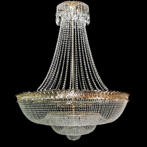 Люстра Водопад Каскад в Новосибирске Гусь Хрустальный