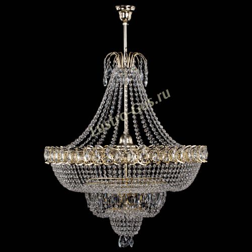 Люстра Водопад с подвесом №11 в Новосибирске Гусь Хрустальный