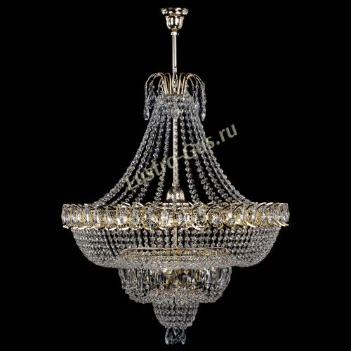 Люстра Водопад с подвесом №11 в Новосибирске Гусь Хрустальный