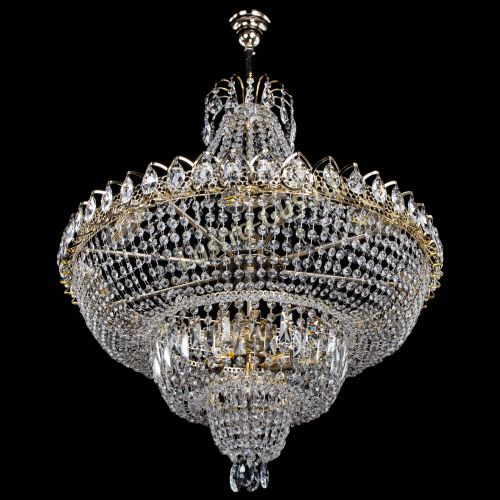 Люстра Водопад с подвесом №11 в Новосибирске Гусь Хрустальный