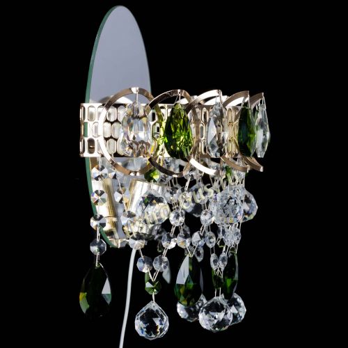 Бра Астра Паутинка зеленая в Новосибирске Гусь Хрустальный