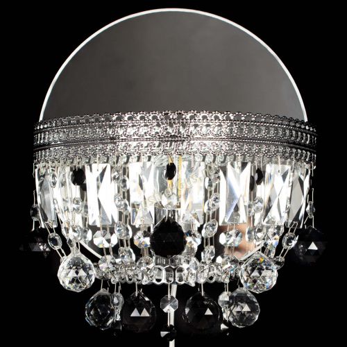 Бра Флоренция шар черная в Новосибирске Гусь Хрустальный