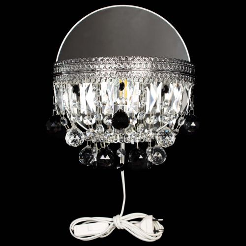 Бра Флоренция шар черная в Новосибирске Гусь Хрустальный