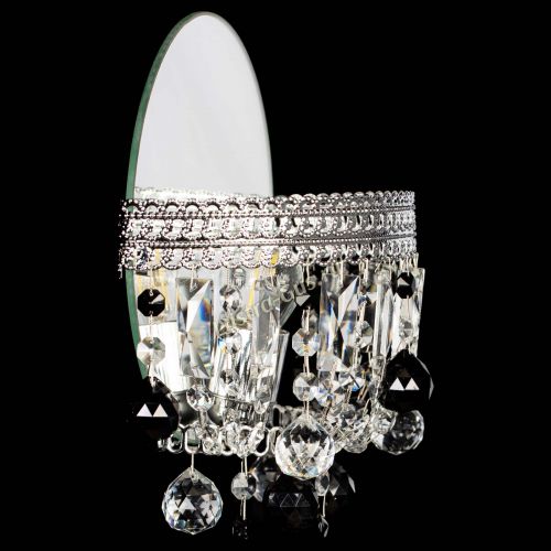 Бра Флоренция шар черная в Новосибирске Гусь Хрустальный