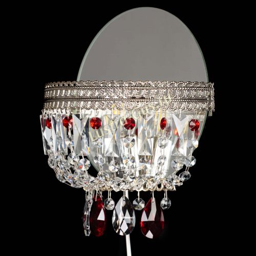 Бра Флоренция журавлик красная в Новосибирске Гусь Хрустальный