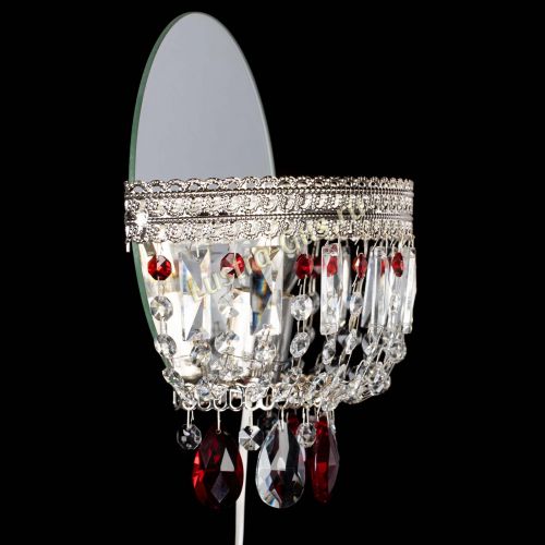 Бра Флоренция журавлик красная в Новосибирске Гусь Хрустальный