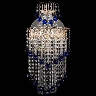 Бра из хрусталя Ника №5 синяя