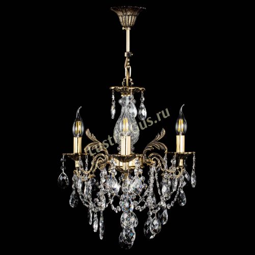 Люстра бронзовая Алфея №3/1 Баден в Новосибирске Гусь Хрустальный