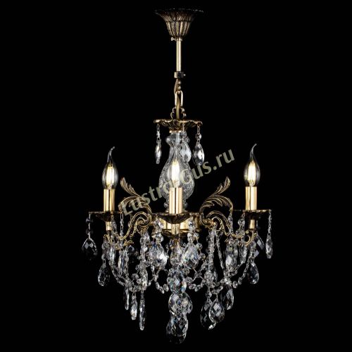 Люстра бронзовая Алфея №3/1 Баден в Новосибирске Гусь Хрустальный