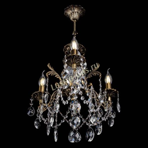 Люстра бронзовая Алфея №3/1 Баден в Новосибирске Гусь Хрустальный