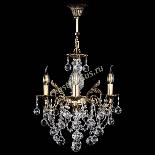 Люстра бронзовая Алфея №3/1 Шар в Новосибирске Гусь Хрустальный