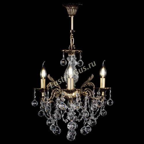 Люстра бронзовая Алфея №3/1 Шар в Новосибирске Гусь Хрустальный