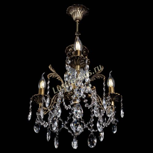 Люстра бронзовая Алфея №3/1 Журавлик в Новосибирске Гусь Хрустальный