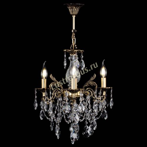 Люстра бронзовая Алфея №3/1 Звездочка в Новосибирске Гусь Хрустальный