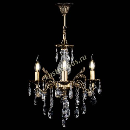 Люстра бронзовая Алфея №3/2 Баден в Новосибирске Гусь Хрустальный