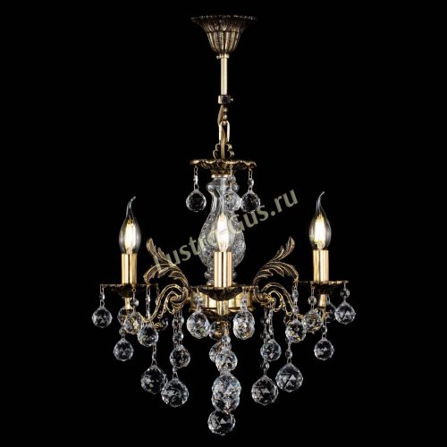 Люстра бронзовая Алфея №3/2 Шар в Новосибирске Гусь Хрустальный