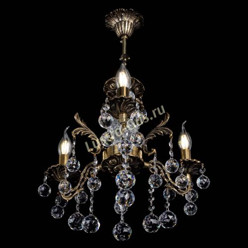 Люстра бронзовая Алфея №3/2 Шар в Новосибирске Гусь Хрустальный