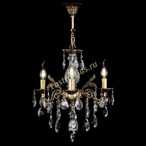 Люстра бронзовая Алфея №3/2 Звездочка в Новосибирске Гусь Хрустальный