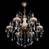 Люстра Алфея №6 с камнем журавлик в Новосибирске