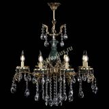 Люстра бронзовая Алфея Малахит №8 баден в Новосибирске