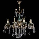 Люстра бронзовая Алфея Малахит №8 баден в Новосибирске