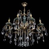 Люстра бронзовая Алфея Малахит №8 баден в Новосибирске