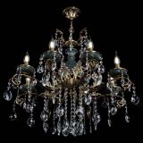 Люстра бронзовая Алфея Малахит №8 баден в Новосибирске