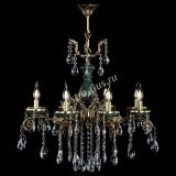 Люстра бронзовая Алфея Малахит №8 журавлик в Новосибирске