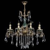 Люстра бронзовая Алфея Малахит №8 журавлик в Новосибирске