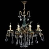 Люстра бронзовая Алфея Малахит №8 звездочка в Новосибирске