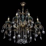 Люстра бронзовая Алфея Малахит №8 звездочка в Новосибирске