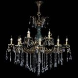 Люстра бронзовая Алфея Малахит №12 баден в Новосибирске