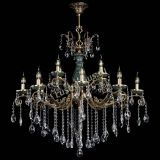 Люстра бронзовая Алфея Малахит №12 баден в Новосибирске