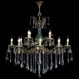 Люстра бронзовая Алфея Малахит №12 журавлик в Новосибирске