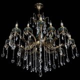 Люстра бронзовая Алфея Малахит №12 журавлик в Новосибирске