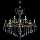 Люстра бронзовая Алфея Малахит №12 звездочка в Новосибирске