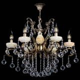 Люстра бронзовая Алфея Оникс №6/2 шар в Новосибирске