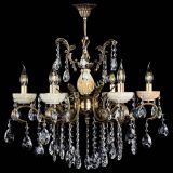 Люстра бронзовая Алфея Оникс №6/2 звездочка в Новосибирске