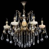 Люстра бронзовая Алфея Оникс №6/2 звездочка в Новосибирске