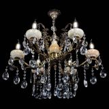 Люстра бронзовая Алфея Оникс №6/2 звездочка в Новосибирске