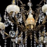 Люстра бронзовая Алфея Оникс №6/2 звездочка в Новосибирске