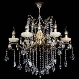 Люстра бронзовая Алфея Оникс №6 звездочка в Новосибирске