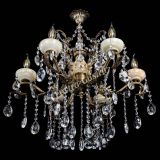 Люстра бронзовая Алфея Оникс №6 звездочка в Новосибирске